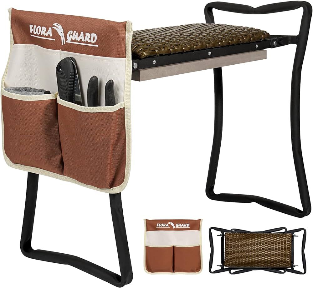 FLORA GUARD Garden Kneeler and Seat, Heavy-Duty Foldable Garden Kneeling Pad, High Breathability ... | Amazon (US)