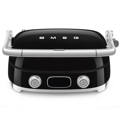 50's Retro Style Aesthetic Multi-use Grill in Black | Wayfair North America