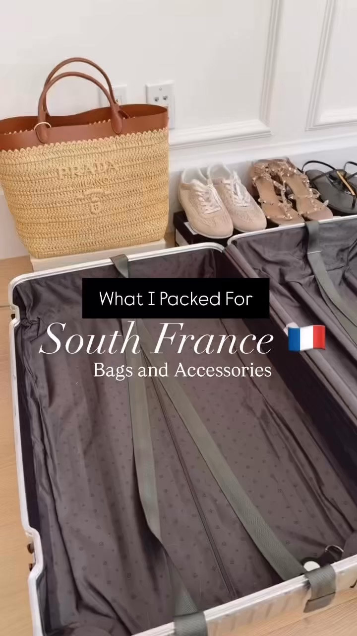 What I packed for south of France 🇫🇷 bags and accessories 
Designer bag
Sneakers 
Loafers 
Sandals
Bags
Sun hats
Accessories 
Sunglasses 
Watch

#LTKU #LTKTravel #LTKTall
