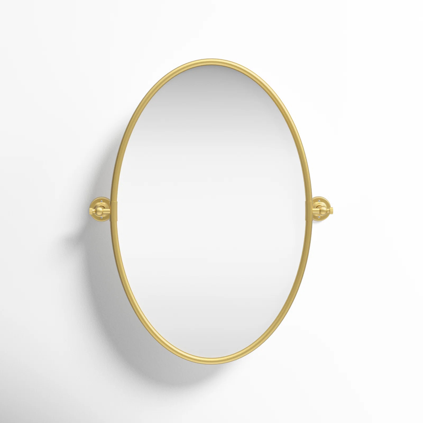 Dara Brass Oval Mirror | Wayfair North America