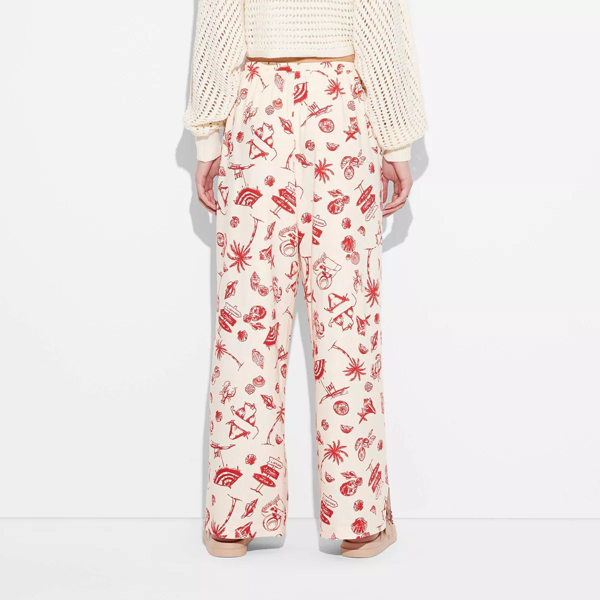 Women's Pull-On Linen Pants - Wild Fable™ | Target