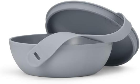 W&P Porter Plastic Bowl Lunch Container w/ Protective Non-slip Exterior, Slate 1 Liter | Lid & Sn... | Amazon (US)