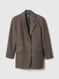 Relaxed Houndstooth Blazer | Gap (US)