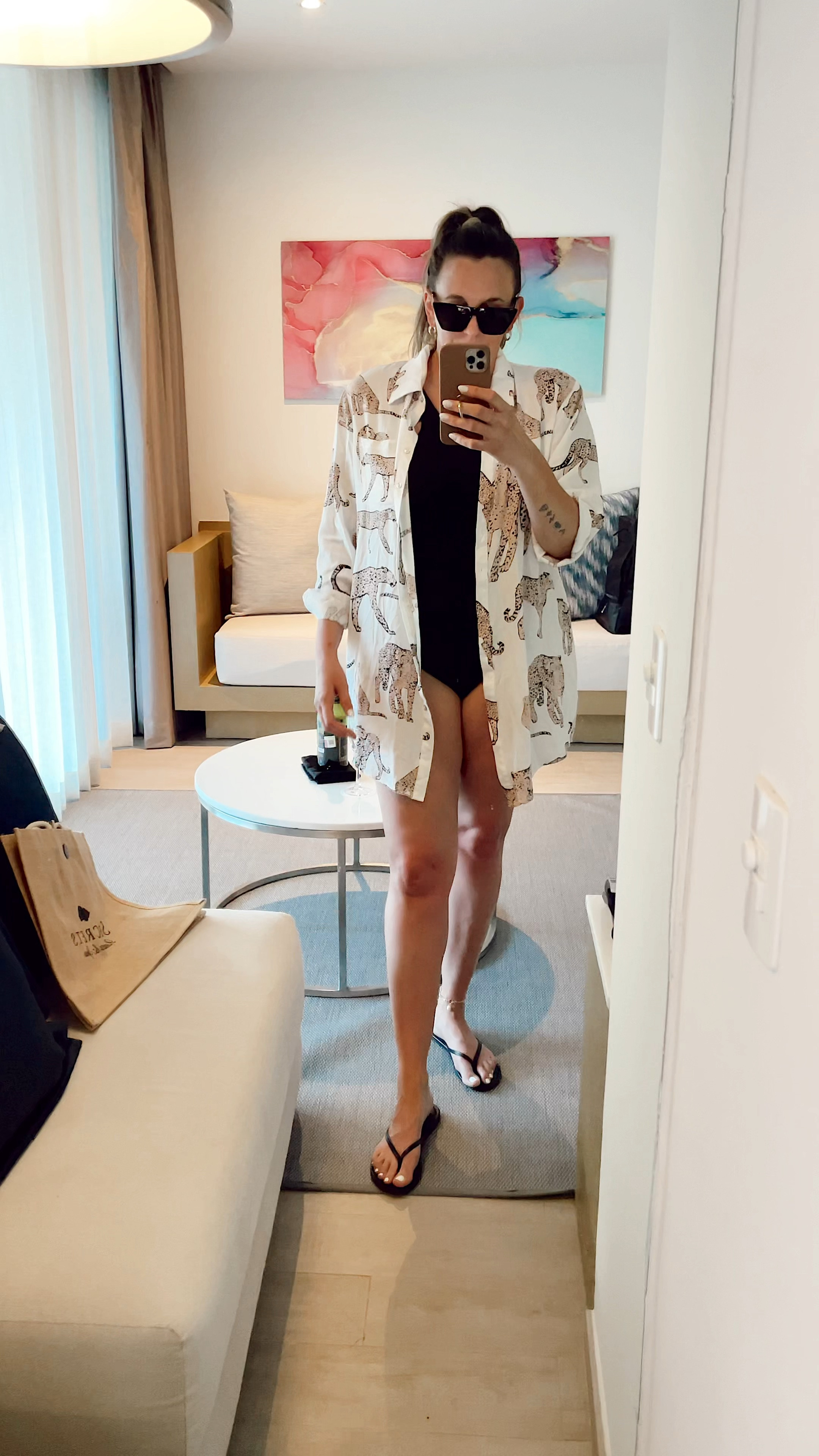 Wearing an XL in both the swimsuit and coverup! Resort wear, vacation outfits, vacation clothes, swim coverup.

#LTKU #LTKunder50