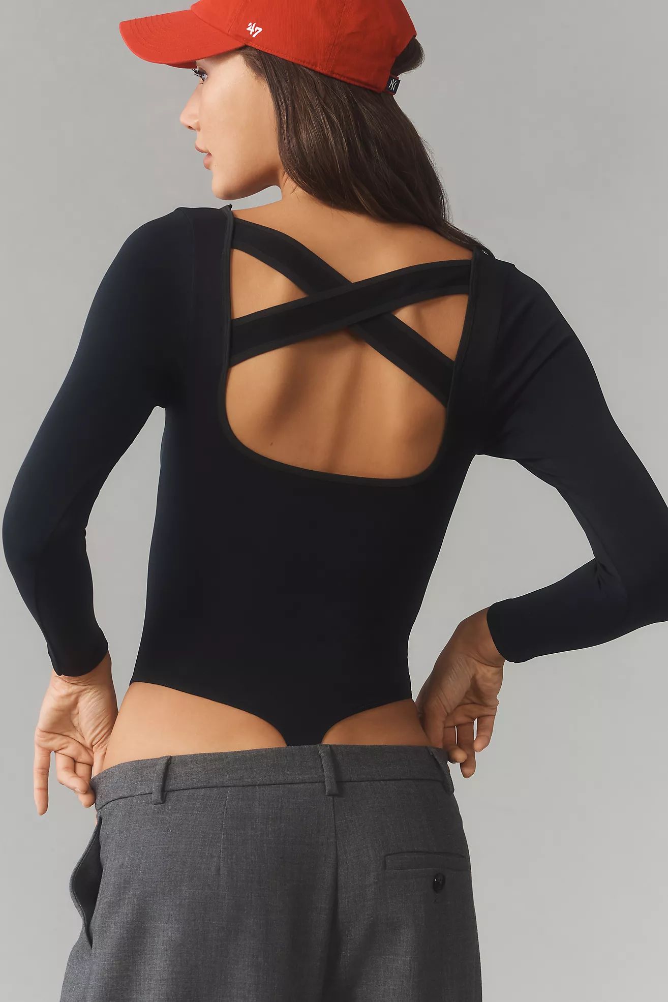 The Viv Long-Sleeve Bodysuit | Anthropologie (US)