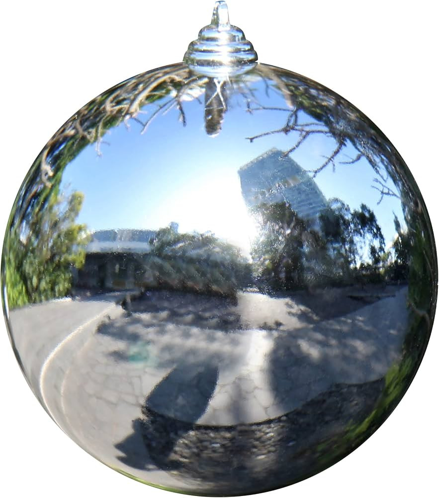 Christmas Ornaments Balls 7.08in Large Christmas Decorations Xmas Tree Shatterproof Big Silver Ch... | Amazon (US)