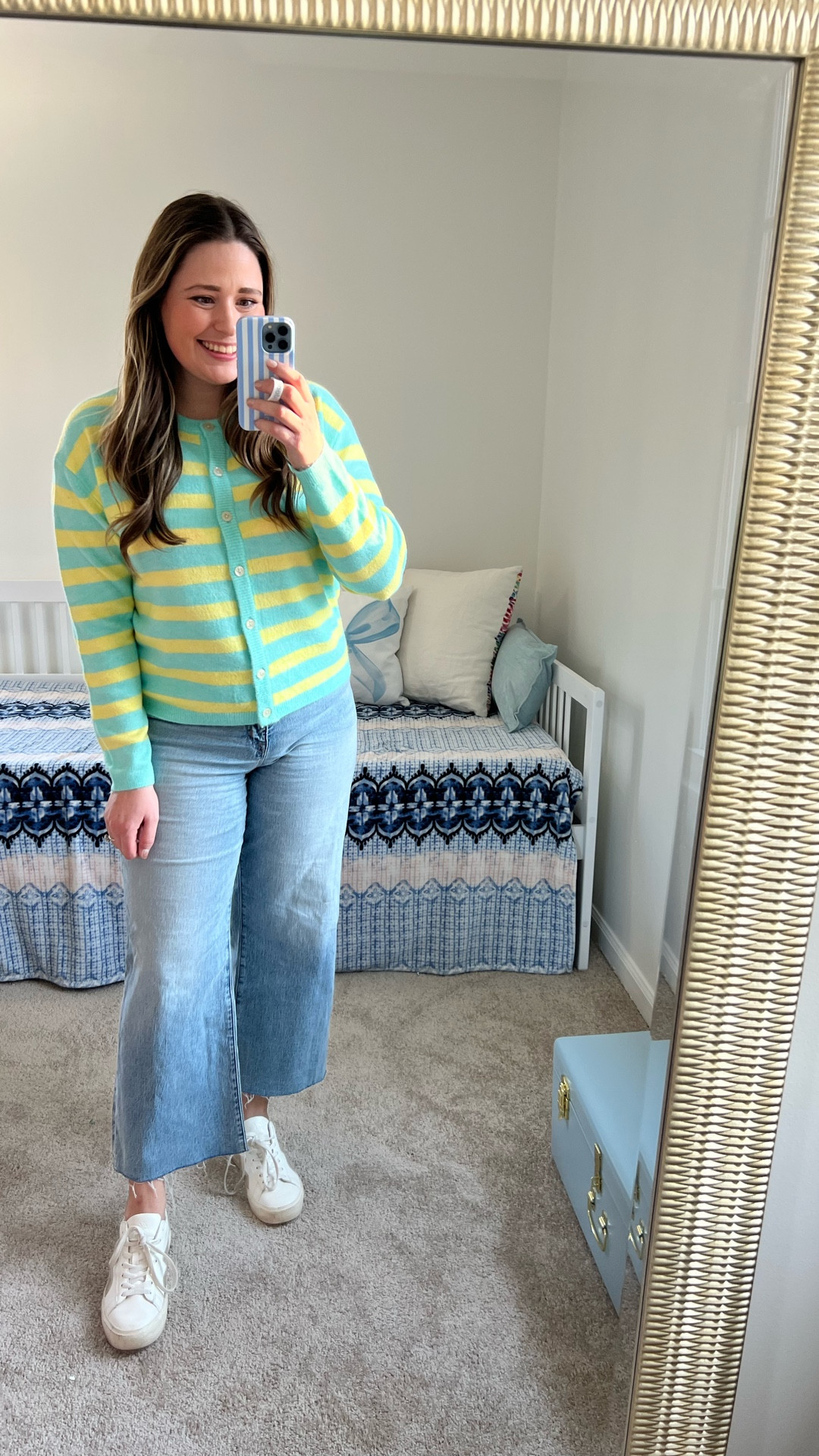 Aqua Cardigan || Yellow Cardigan || Striped Cardigan || Winter Fashion || Winter Style 

Wearing Size M 🩵💛 

30% OFF NOW THROUGH SATURDAY 1/10!

#LTKSaleAlert #LTKMidsize #LTKootd