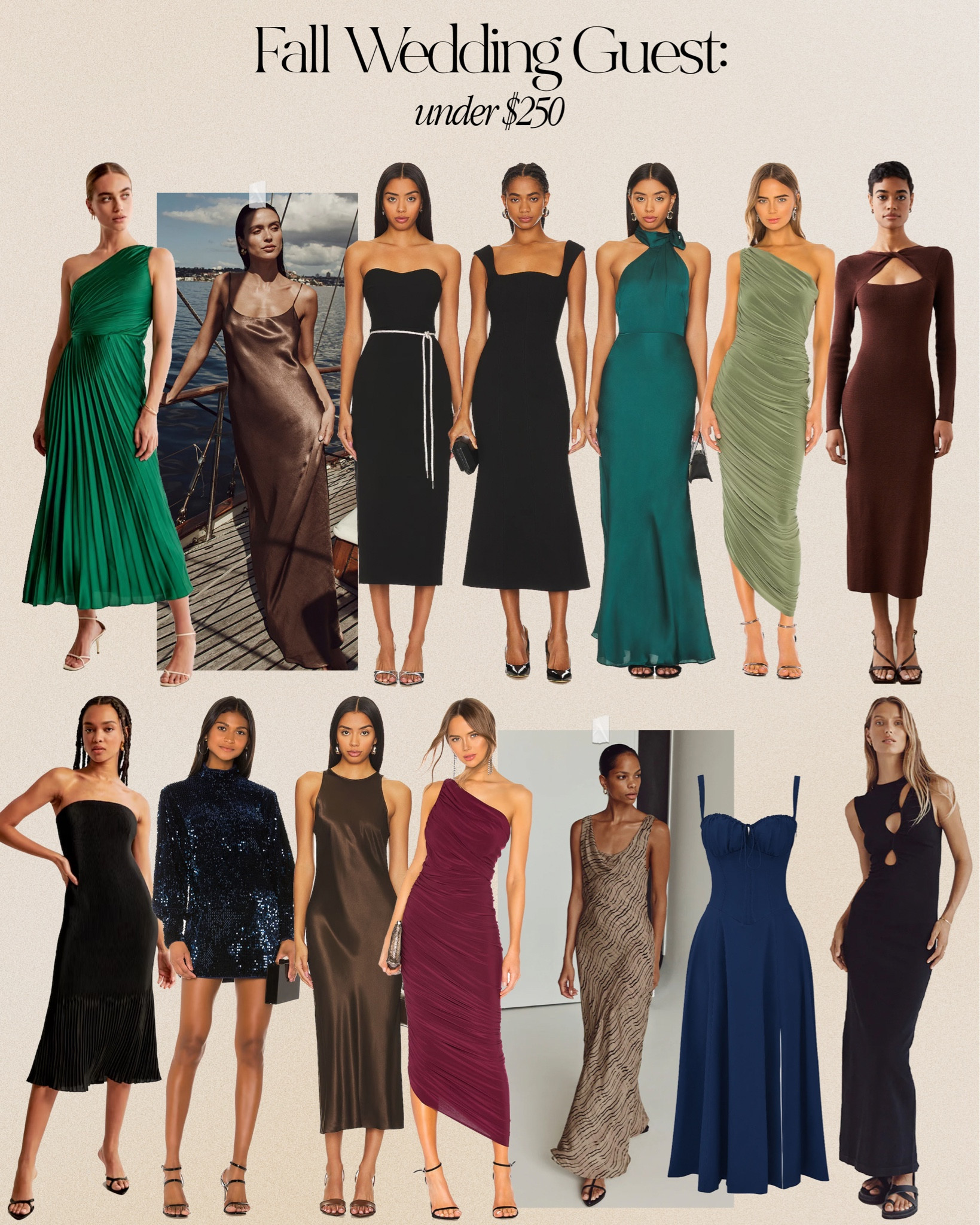 Fall wedding guest dresses under $250 🤎

#LTKwedding