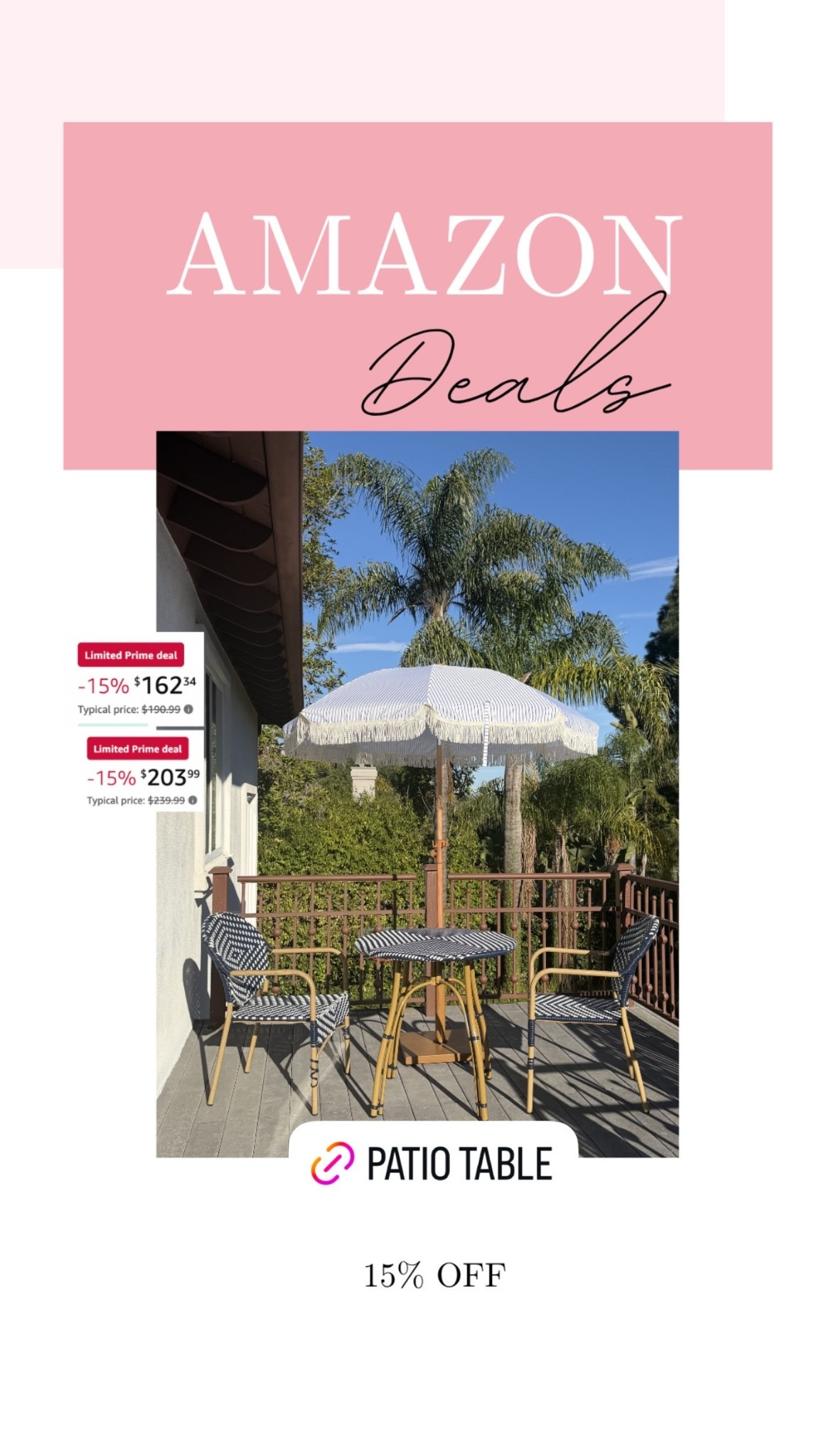 My patio set is on sale!!

#LTKSeasonal #LTKHome