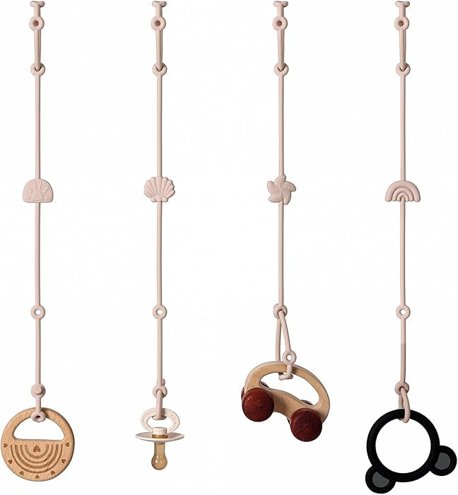 Andy Bear Toy Straps for Toddler Toy Safety Straps Silicone High Chair Toys Straps Toddler Bottle... | Amazon (US)