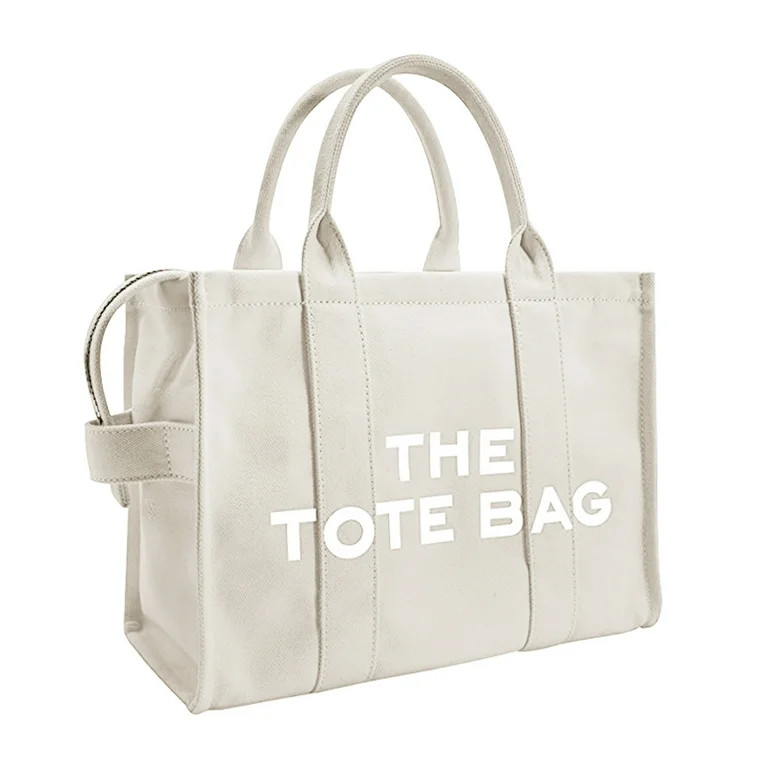 Canvas Tote Bags for Women Handbag Tote Purse with Zipper Canvas Crossbody Bag(Beige) - Walmart.c... | Walmart (US)