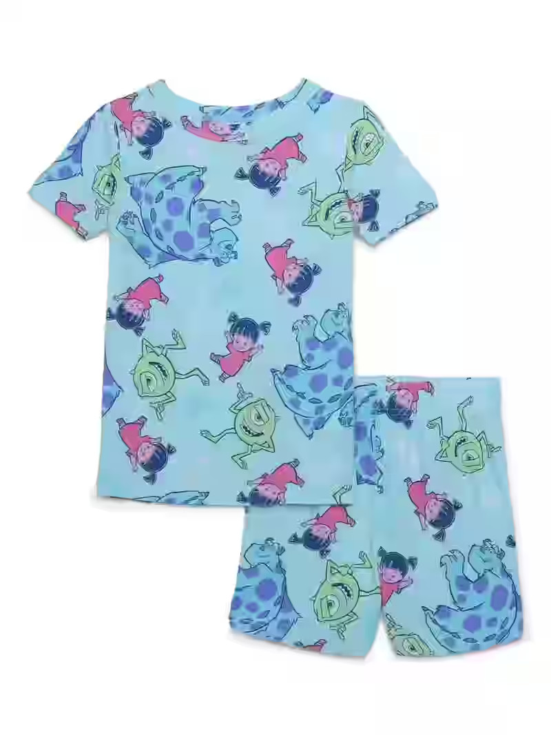 Character Toddler Tee and Shorts Viscose Pajama Set, 2-Piece, Sizes 12M-5T | Walmart (US)