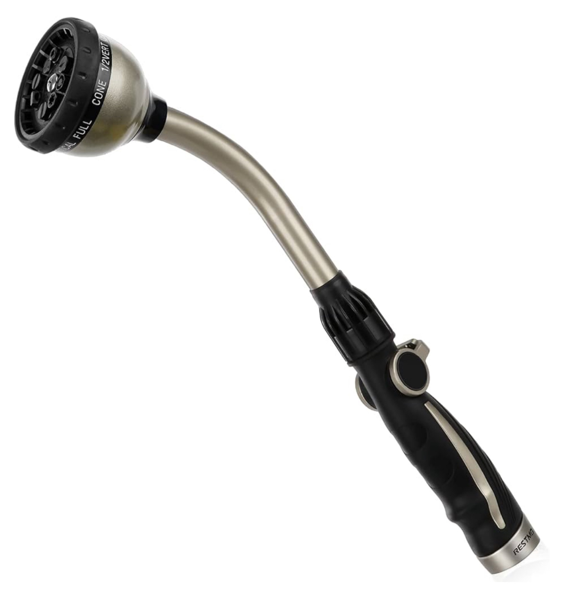 RESTMO Watering Wand Heavy Duty, Metal Garden Hose Wand with 10 Spray Patterns, 15-Inch Long Hose Nozzle Sprayer with Thumb Flow Control, Ideal to Water Hanging Baskets and Shrubs

#LTKSeasonal #LTKHome #LTKGiftGuide