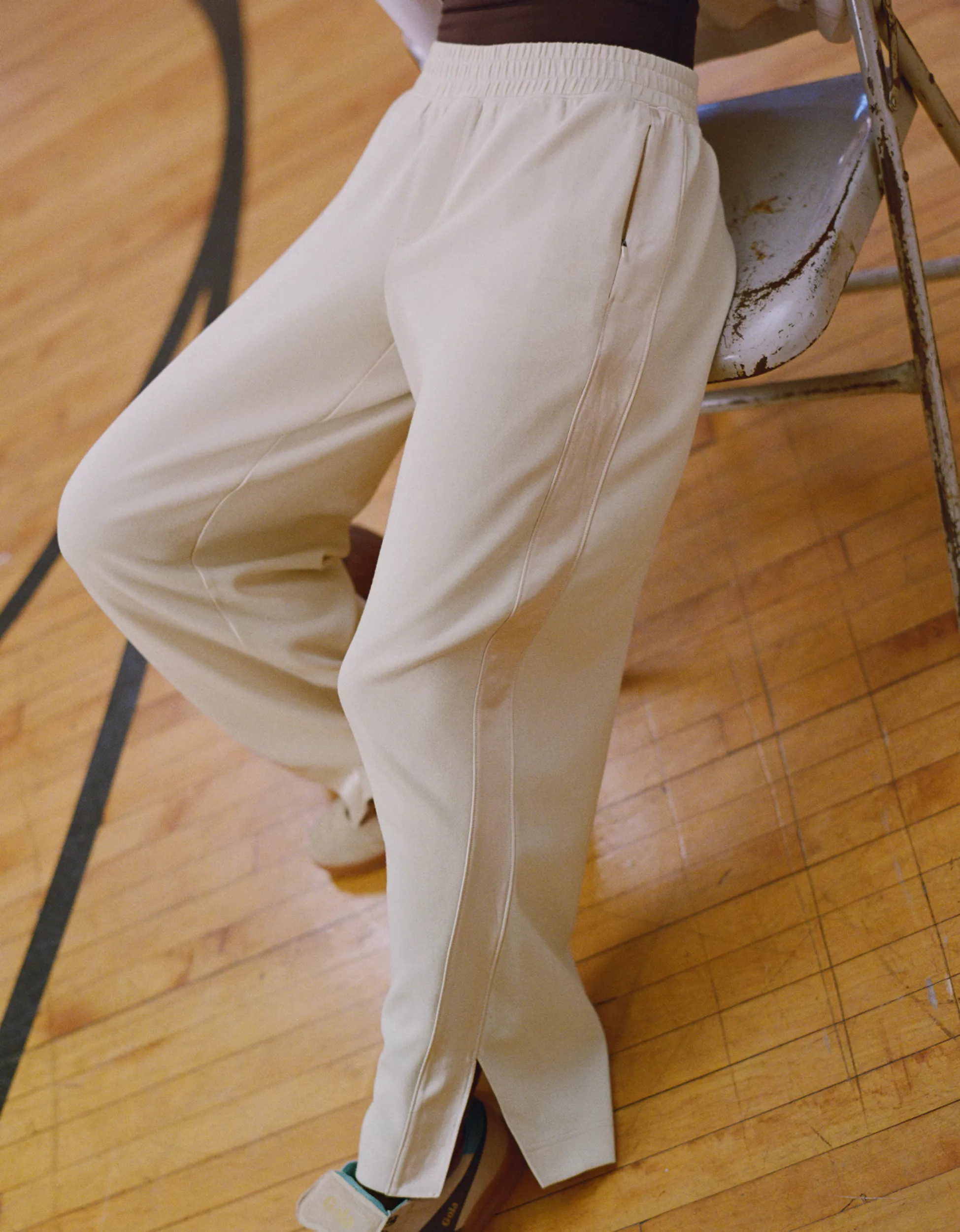 OFFLINE By Aerie Chill Up Satin Track Trouser | Aerie