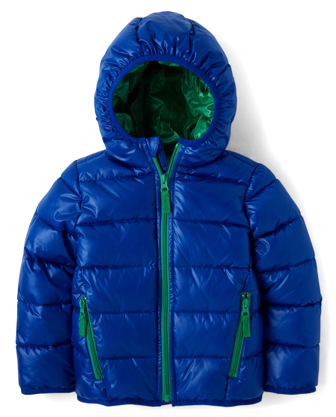 Boys Quilted Puffer Jacket - Little Essentials - blue | The Children's Place
