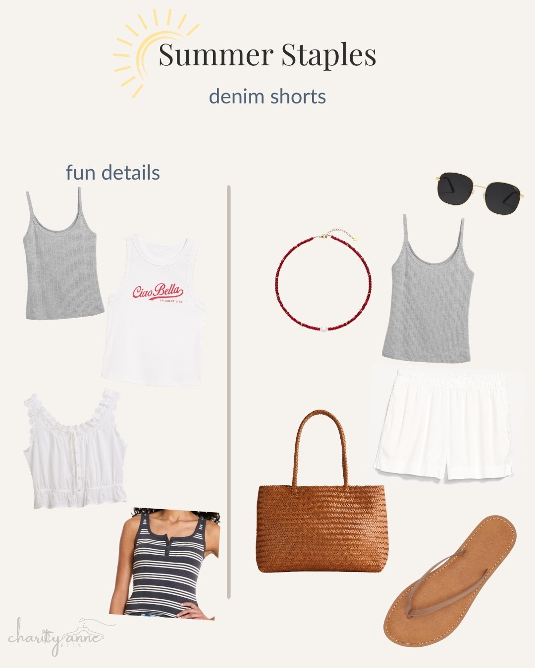 Love some pointelle, lace trim, or simple graphics!!