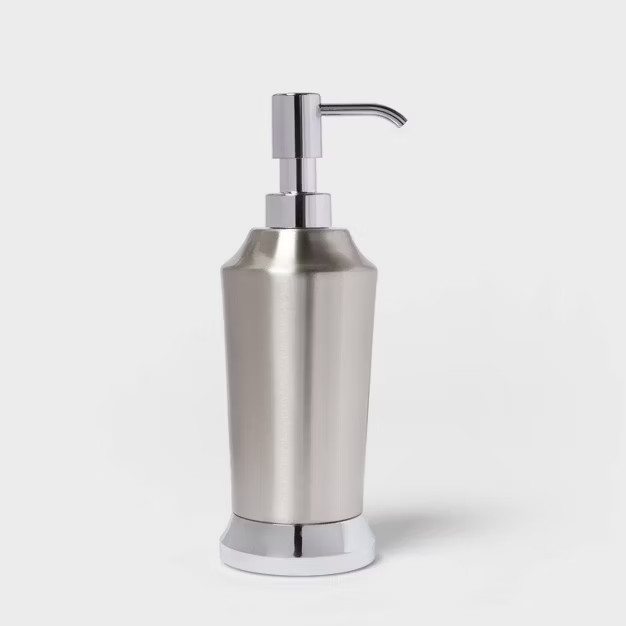 Solid Soap Pump Split Finish Silver - Threshold™ | Target