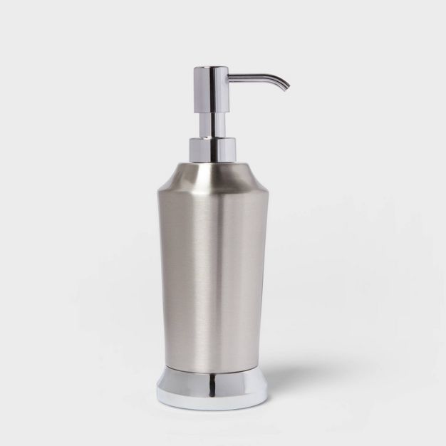 Solid Soap Pump Split Finish Silver - Threshold™ | Target