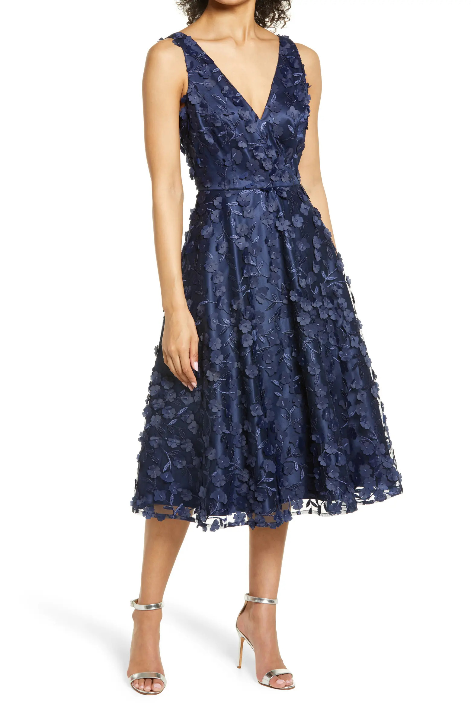 3D Appliqué Fit & Flare Cocktail Dress (Women) | Nordstromrack | Nordstrom Rack