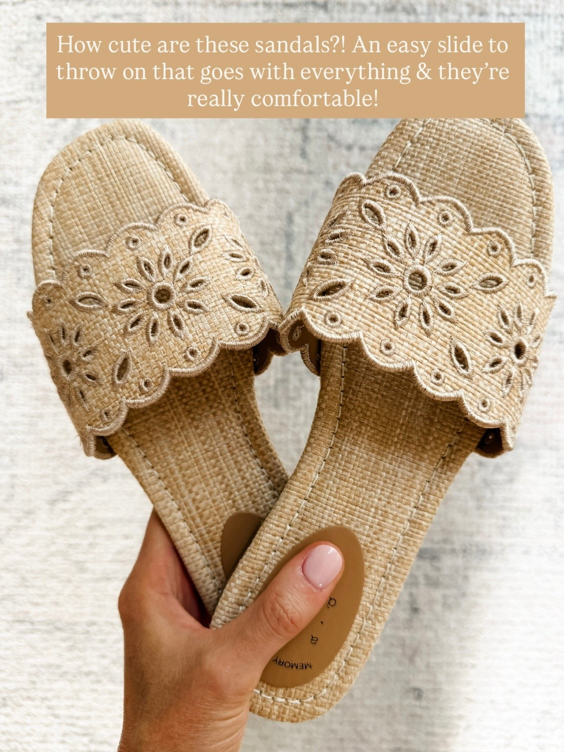 These new sandals from Target are so cute! 😍 An easy shoe you will pull for constantly & currently 25% off!

Loverly Grey, Target sale, sandals, eyelet sandals, neutral sandals 

#LTKSeasonal #LTKSaleAlert