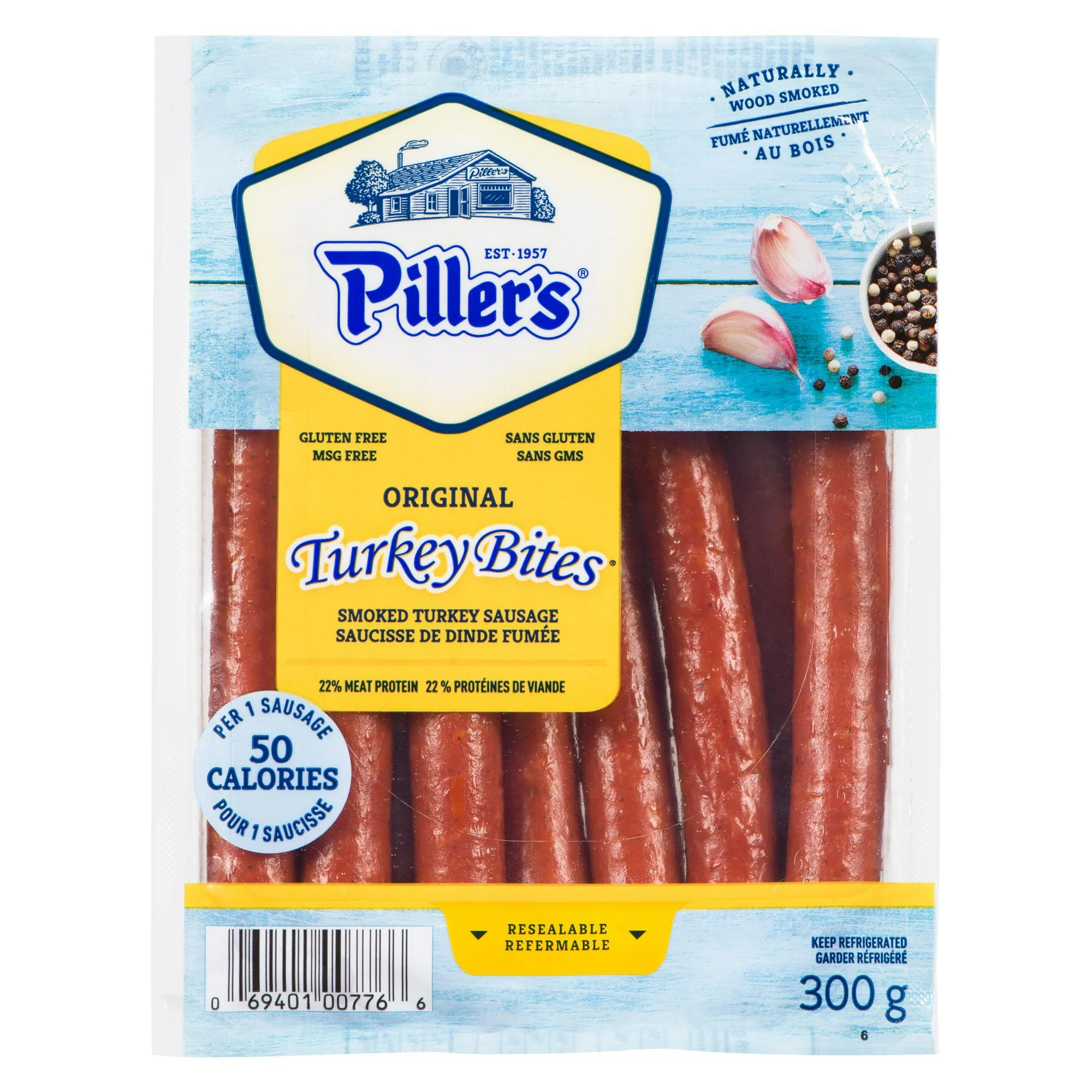 Piller's Turkey Bites® Gluten Free Original Smoked Turkey Sausage, 300 g | Walmart (CA)