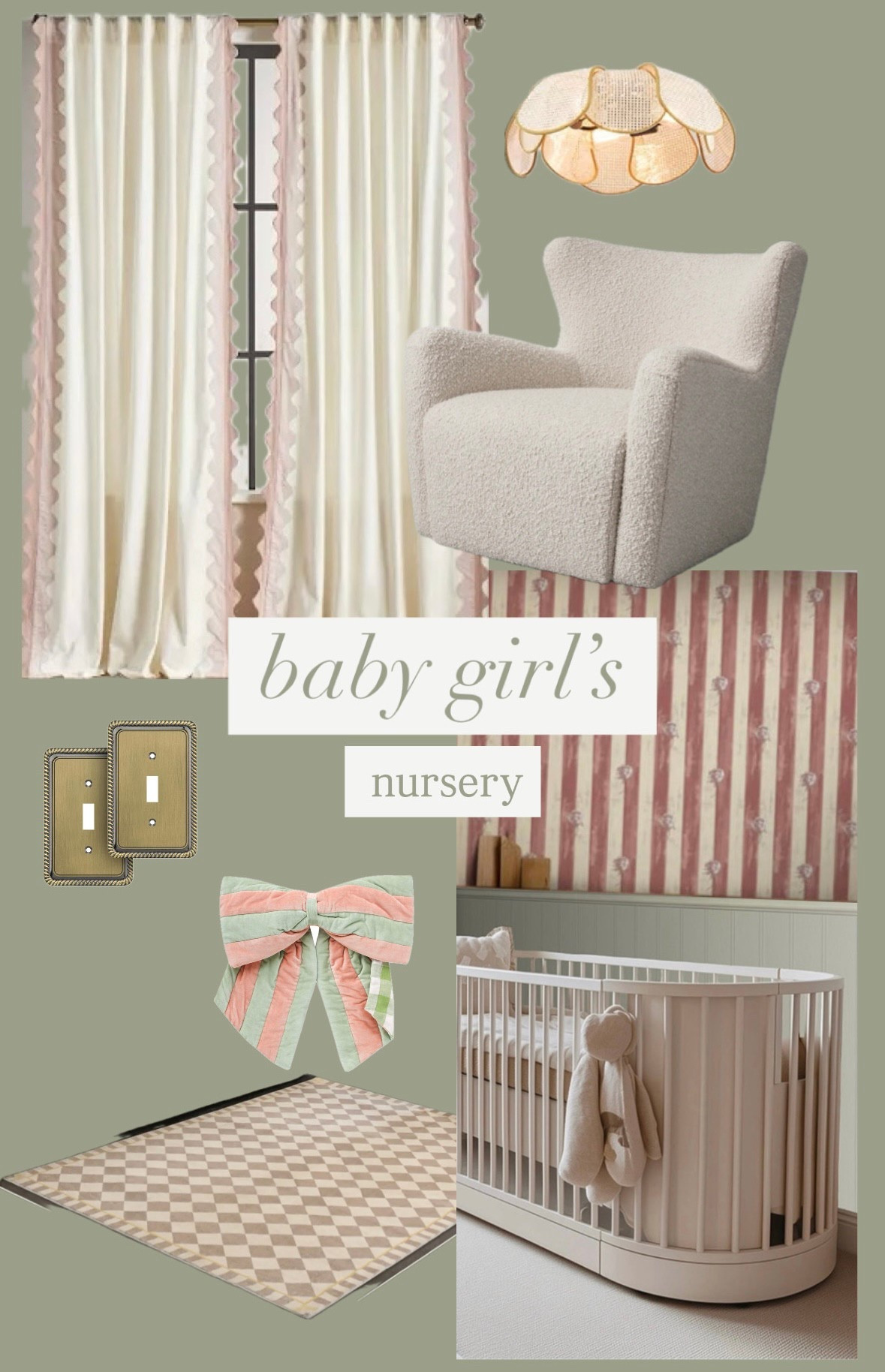 baby girl nursery idea and nursery furniture 🎀

#LTKHome #LTKSaleAlert #LTKSeasonal