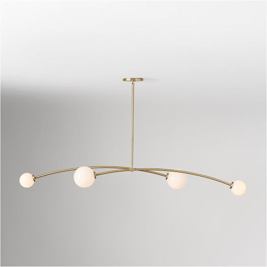 Holling 4-Light Chandelier (54") | West Elm (US)