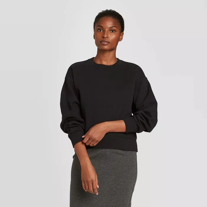 Women's Crewneck Sweatshirt - Prologue™ Black | Target