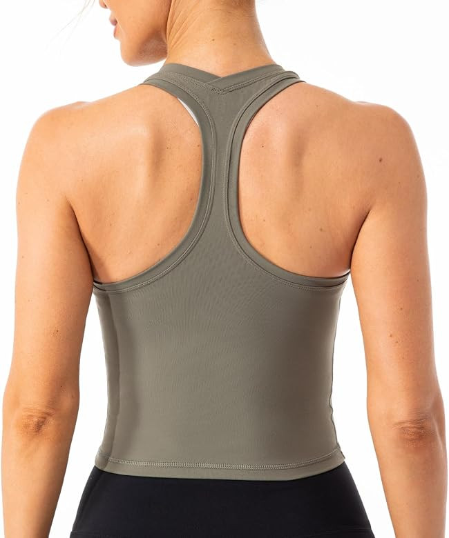 Lavento Women's Racerback Workout Tank Top Sports Yoga Tops Active Sleeveless Shirts | Amazon (US)