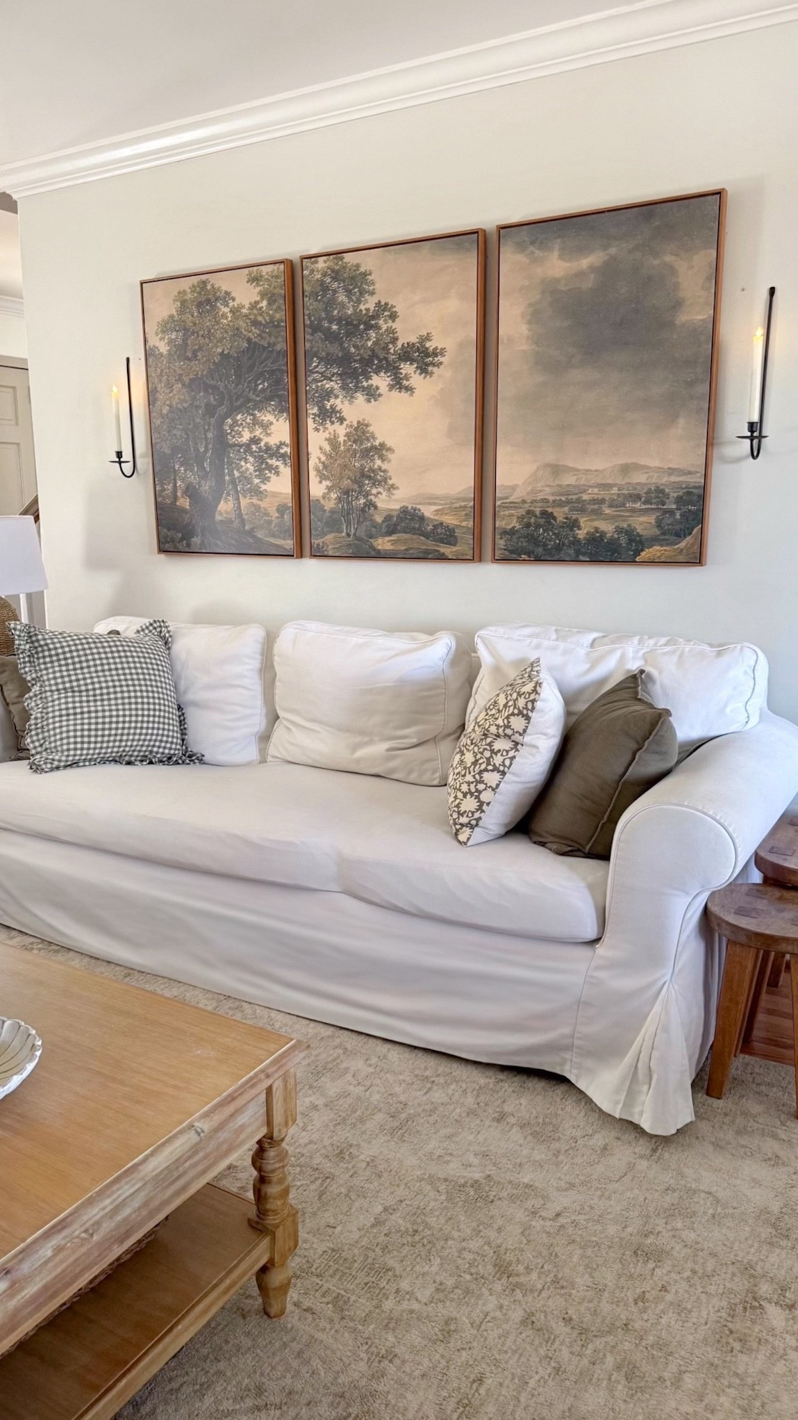 After six years, I am swapping up the artwork over my sofa. The original art was a DIY I made 6 years ago. 

The new artwork has three panels and each is 24 x 36 (also comes in one size smaller and other prints options.

I love the vintage look and the colors are stunning. 

#LTKSeasonal #LTKHome #LTKFindsUnder100


