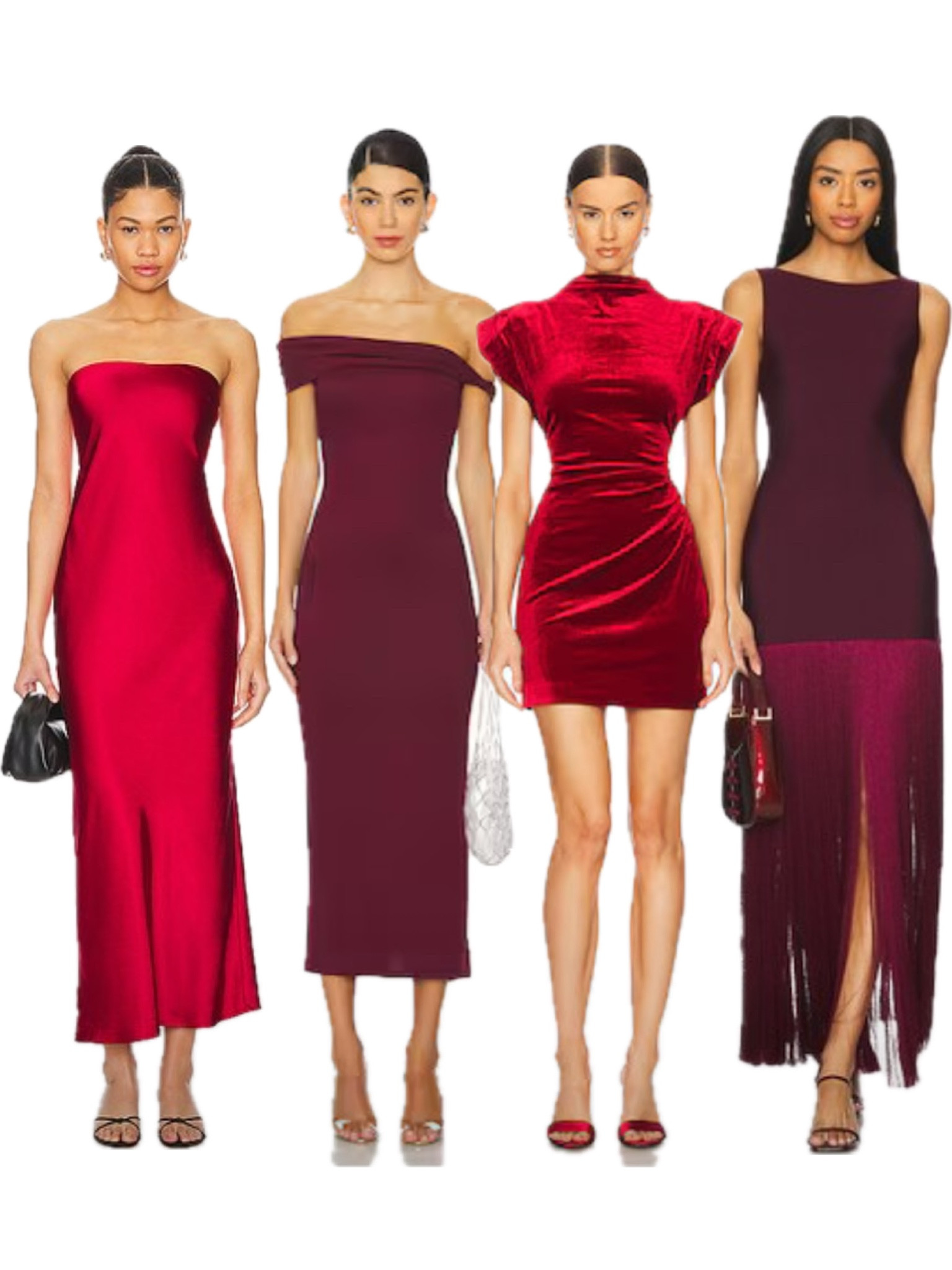 Holiday reds. Holiday dress. New years dress. Red dress. Red mini dress. Red velvet. Suede. Fringe. Red. Wine. Rouge. Burgundy. Christmas party. Holiday party. Party dress. 

#LTKStyleTip #LTKParties #LTKHoliday