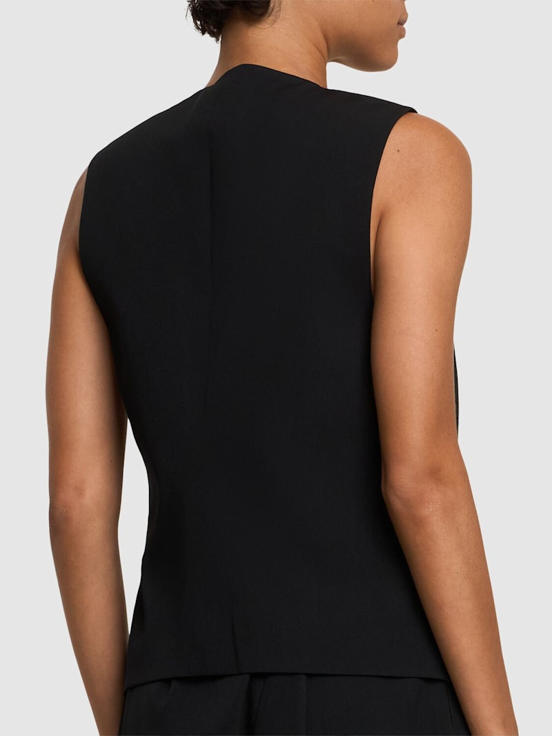 Rouleau stretch wool vest | Luisaviaroma
