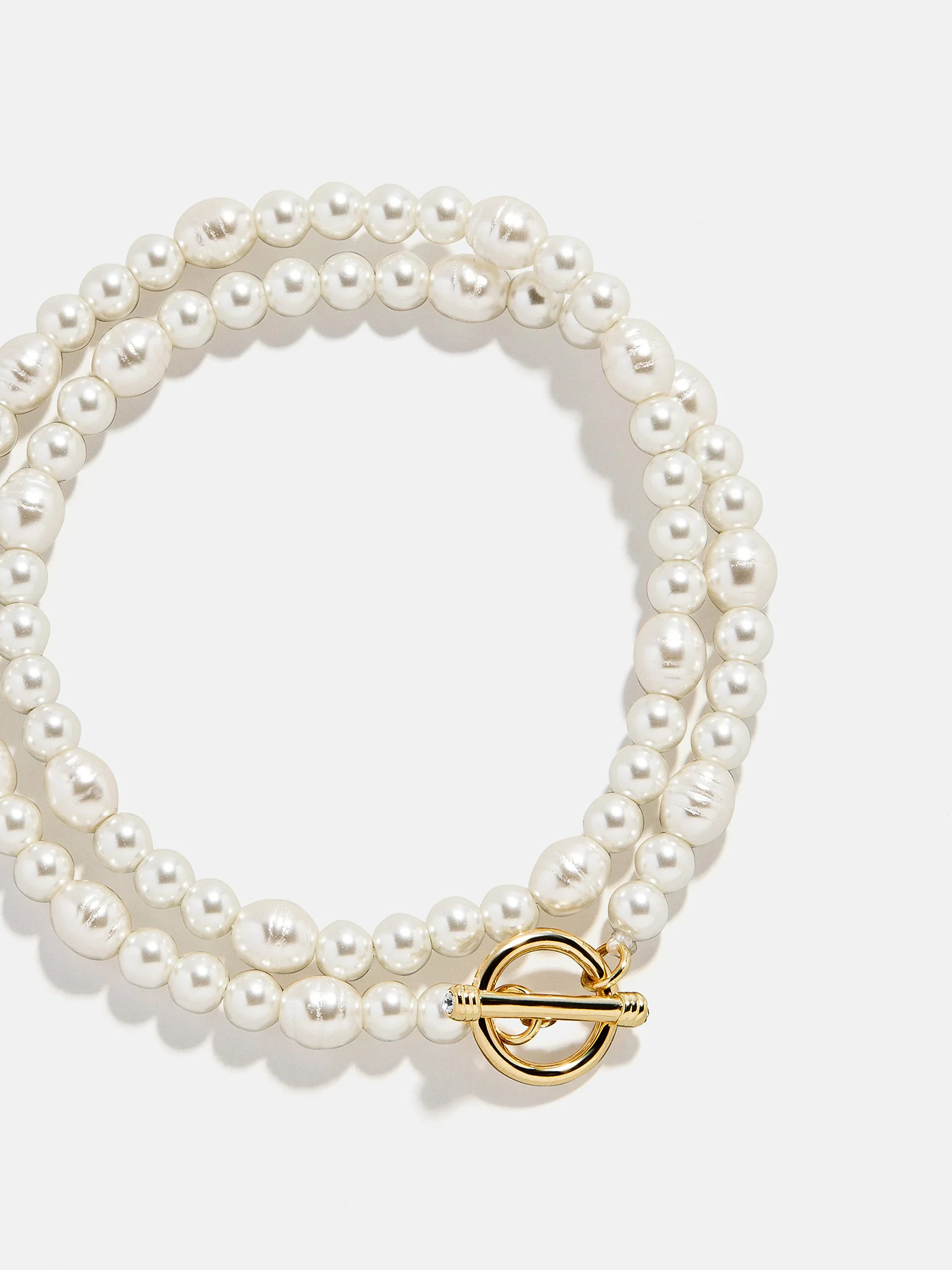 Charlotte Pearl Layered Bracelet - Pearl | BaubleBar