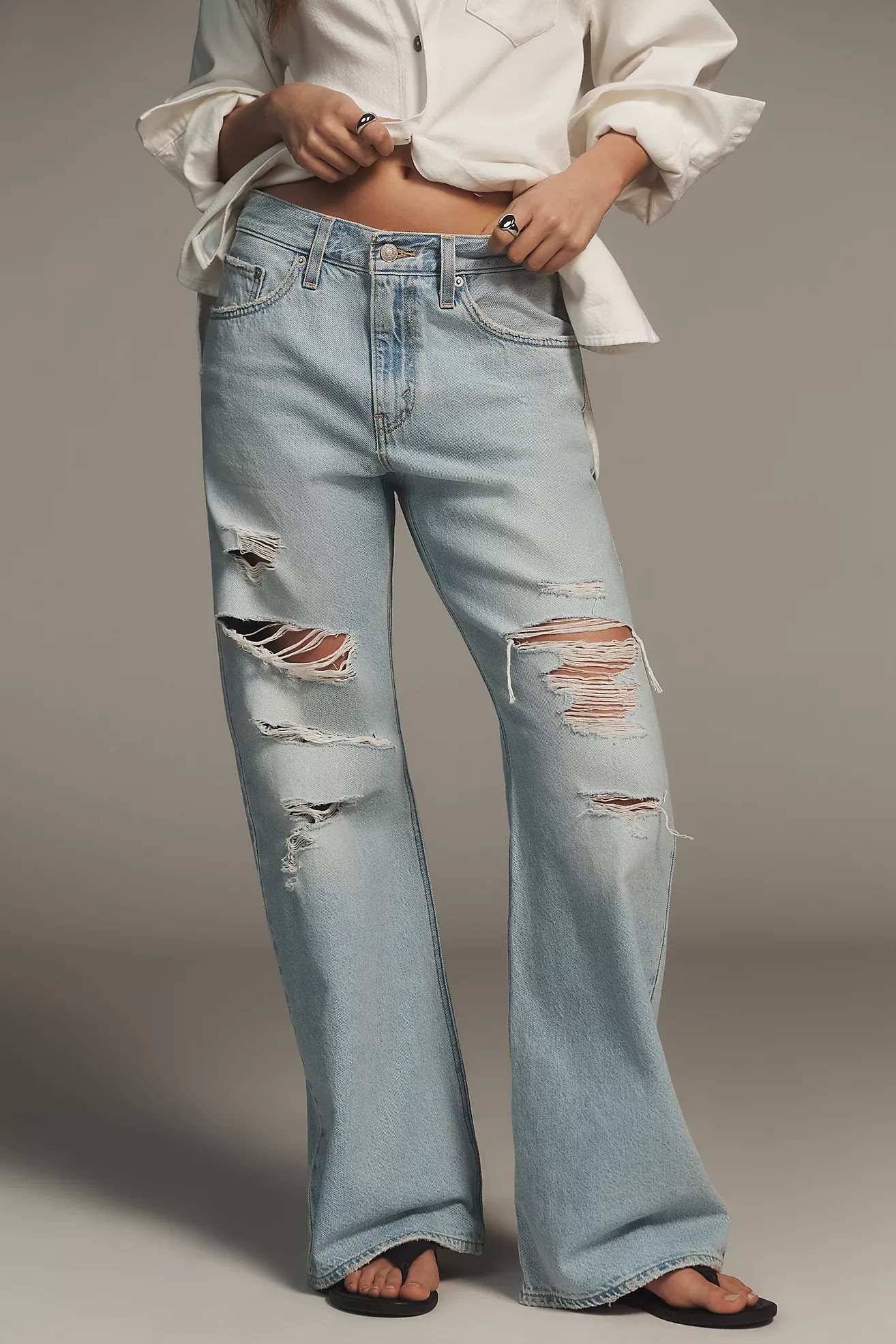 Levi's Loose High-Rise Bootleg Jeans | Anthropologie (US)