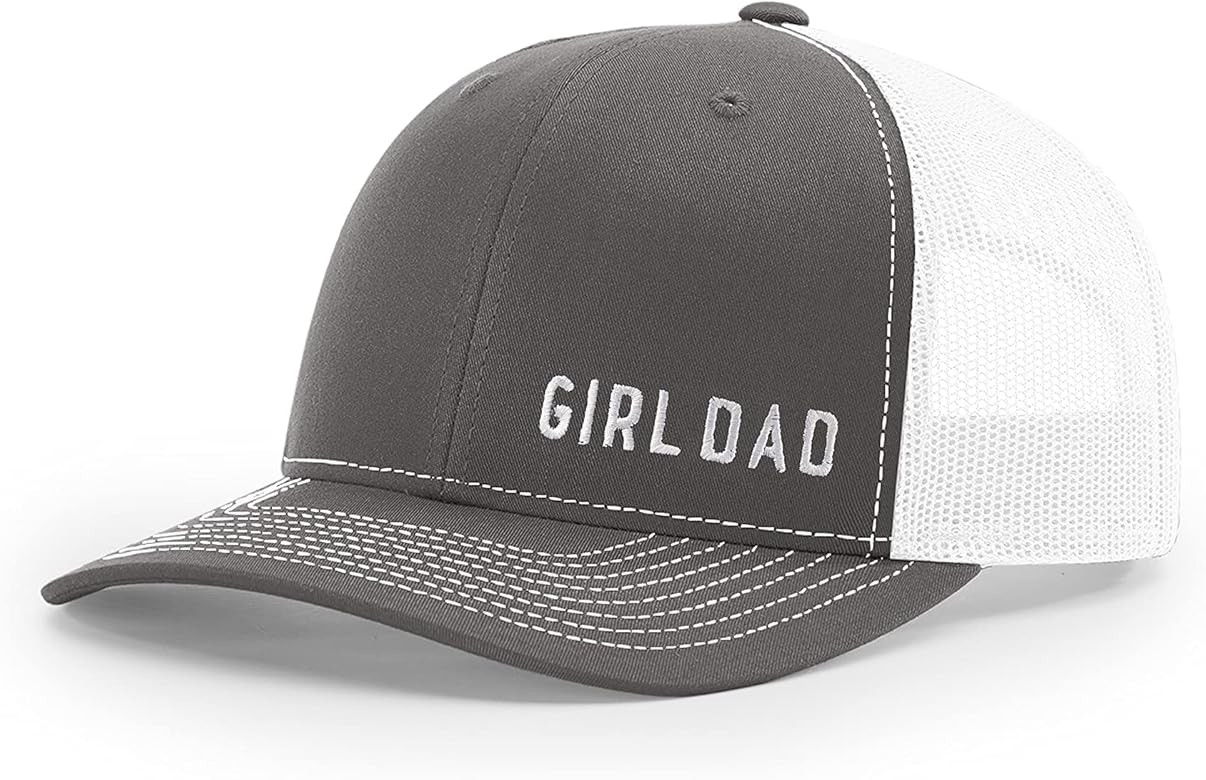 Girl Dad Daughter Embroidered Richardson 112 Trucker Cap Hat | Amazon (US)