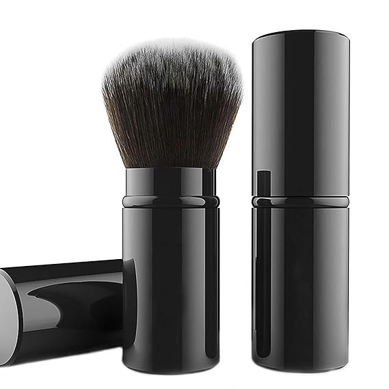 Falliny Retractable Kabuki Makeup Brush, Travel Face Blush Brush, Portable Powder Brush with Cove... | Amazon (US)