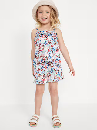 Sleeveless Ruffle Top and Shorts Set for Toddler Girls | Old Navy (US)
