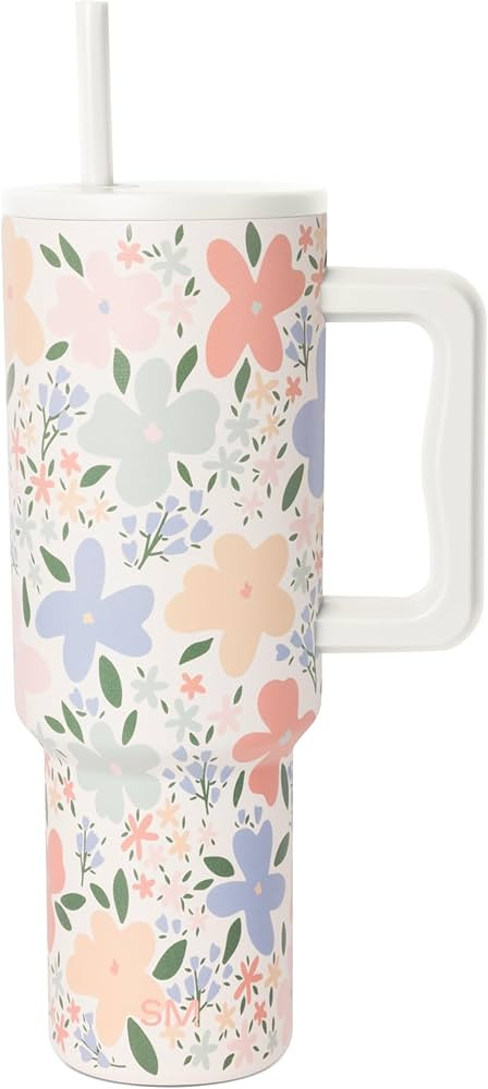 Simple Modern Mother's Day 40 oz Trek Tumbler with Handle and Straw Lid | Cup Holder Friendly Ins... | Amazon (US)