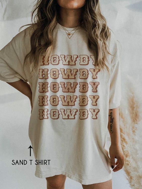 Howdy T Shirt Yeehaw Shirt Howdy Sweatshirt Rodeo Bachelorette Western Graphic Tee Cowgirl Bachel... | Etsy (US)