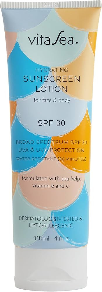 Noodle & Boo VitaSea Hydrating Sunscreen Lotion for Face and Body, Broad Spectrum Reef Friendly S... | Amazon (US)