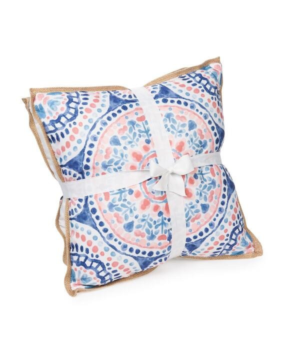 Indoor/Outdoor Mari Medallion Decorative Pillow Set of 2 | Stein Mart