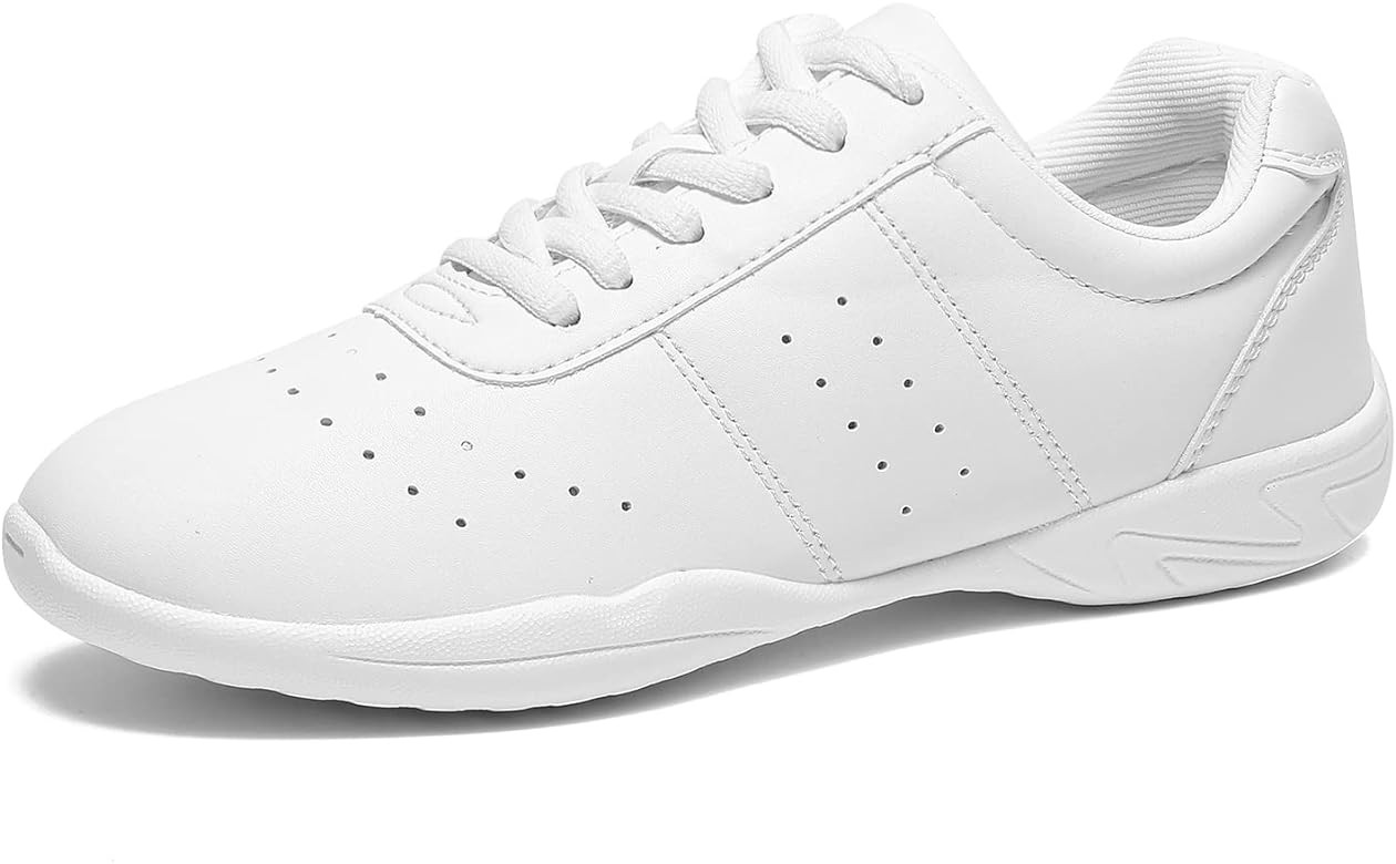 LANDHIKER Cheer Shoes Women White Girls Dance Shoes Cheerleading Sports Fashion Shoes Training Athle | Amazon (US)
