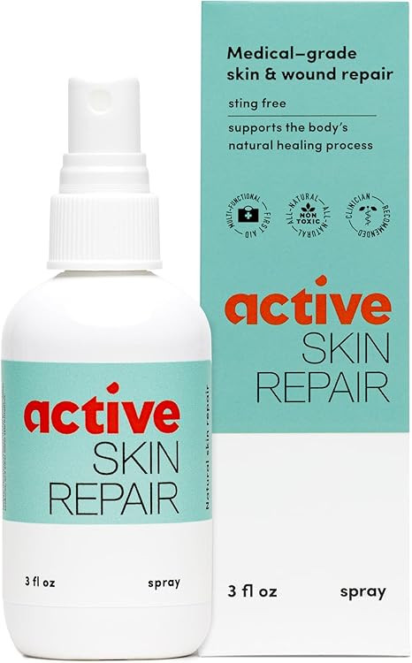 Active Skin Repair First Aid Healing Skin Spray - Natural & Non-Toxic with Hypochlorus Acid for M... | Amazon (US)