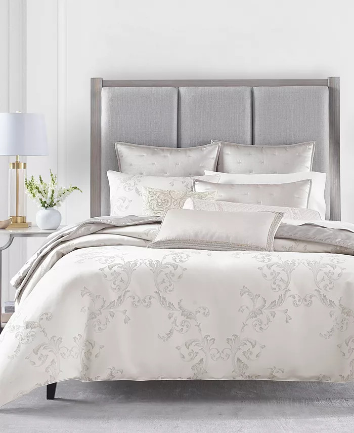 Hotel Collection Frosted Scroll Comforter, King, Created for Macy's & Reviews - Home - Macy's | Macys (US)