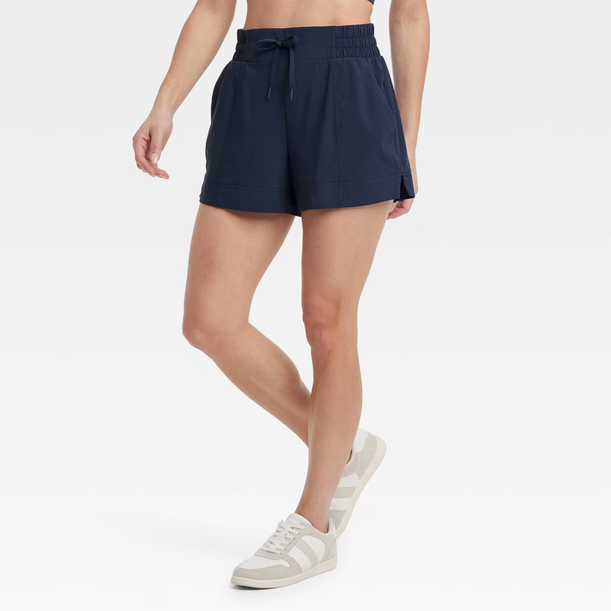 Women's Woven Mid-Rise Shorts 4" - All In Motion™ | Target