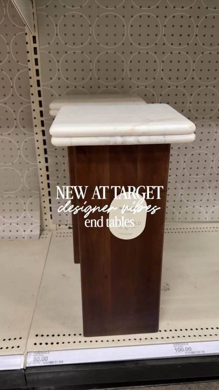 How good are all of these new end tables from Target?! They’re giving designer vibes for a fraction of the price. I grabbed one already, and have my eye on a few others. All under $150!

#LTKHome #LTKSaleAlert