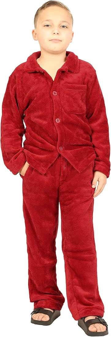 Gioberti Kids and Boys 2pc Super Soft Plush Pajama Set | Amazon (US)