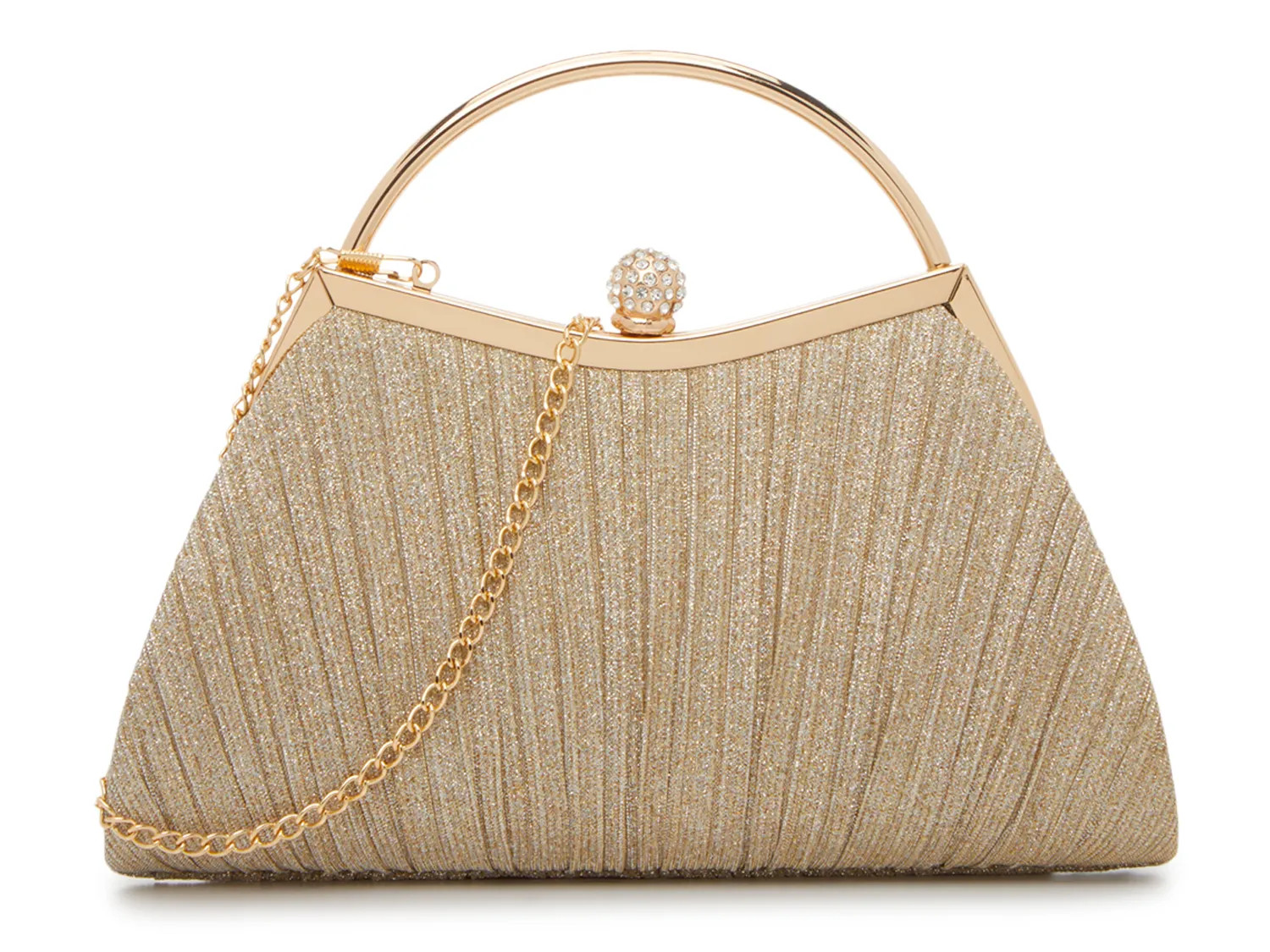Kelly & Katie Glitter Pleated Satchel | DSW