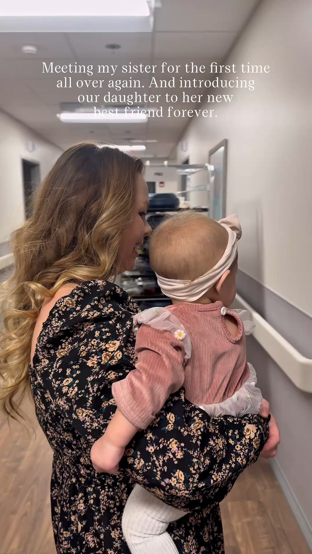 I felt like I was meeting my little sister for the first time all over again!! 
But in two beautiful ways.
Meeting baby Eleanor, who looked like my sister's twin at birth, and who I keep accidentally calling Bri (my sister's name).
But I also felt like I was meeting Bri for the first time all over again, because becoming a mother (in any capacity) transforms you into a whole new person in the most wonderful of ways.

#LTKmomlife #LTKBaby #LTKvlog