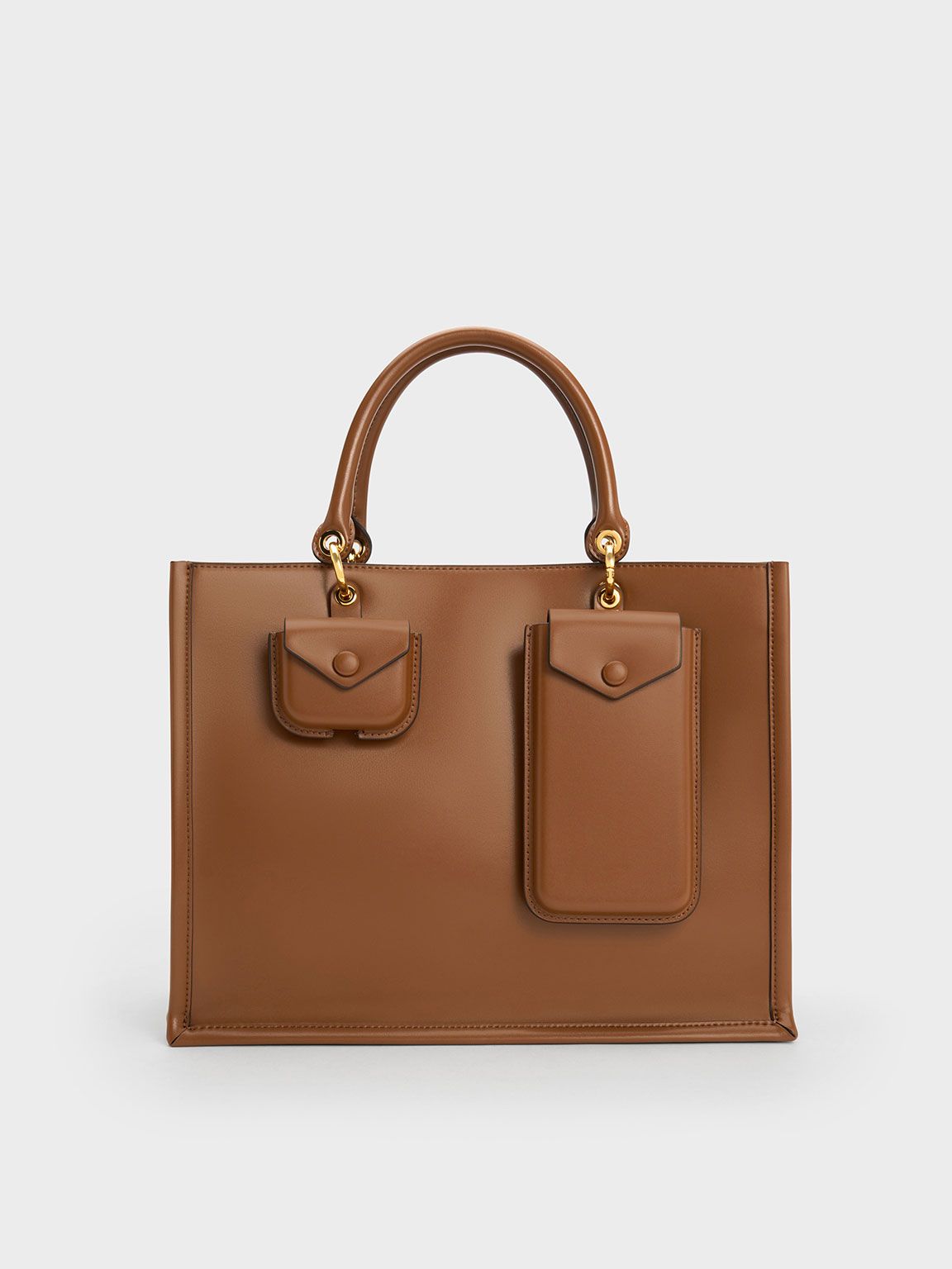 Amber Multi-Pouch Tote Bag
 - Chocolate | Charles & Keith UK